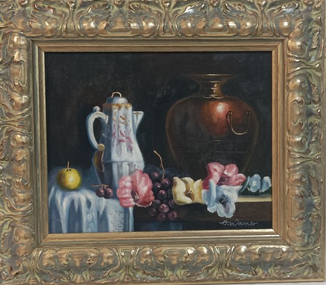 2 óleos sobre lienzo - A. Warner