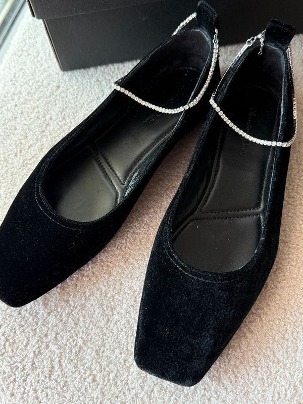 Bailarinas Massimo Dutti terciopelo 39