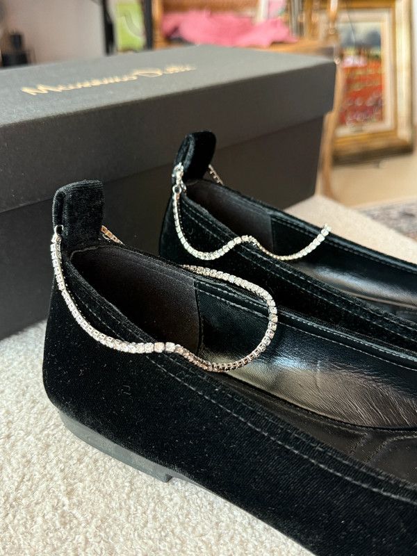 Bailarinas Massimo Dutti terciopelo 39