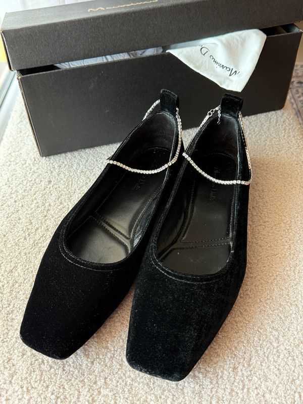 Bailarinas Massimo Dutti terciopelo 39