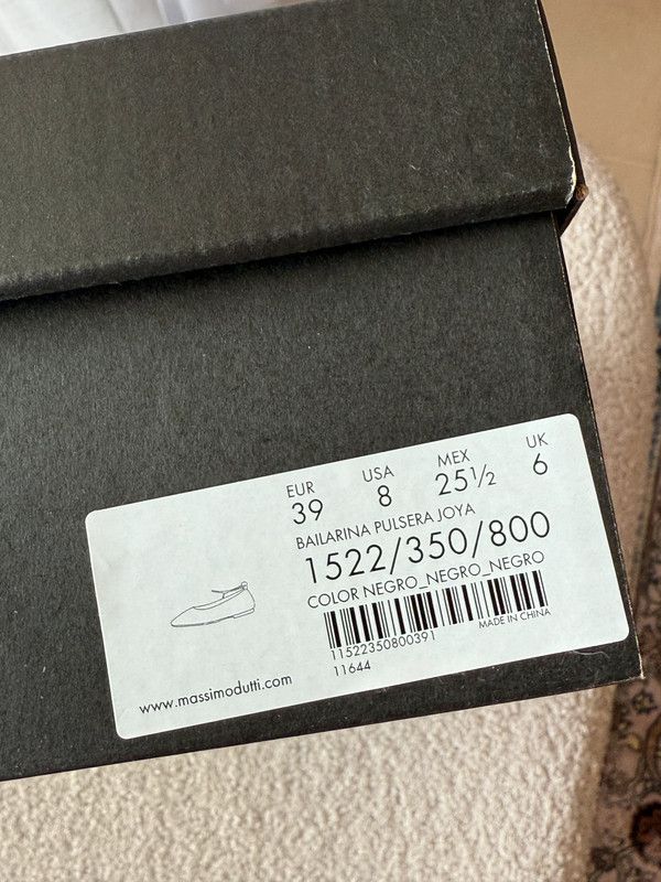 Bailarinas Massimo Dutti terciopelo 39