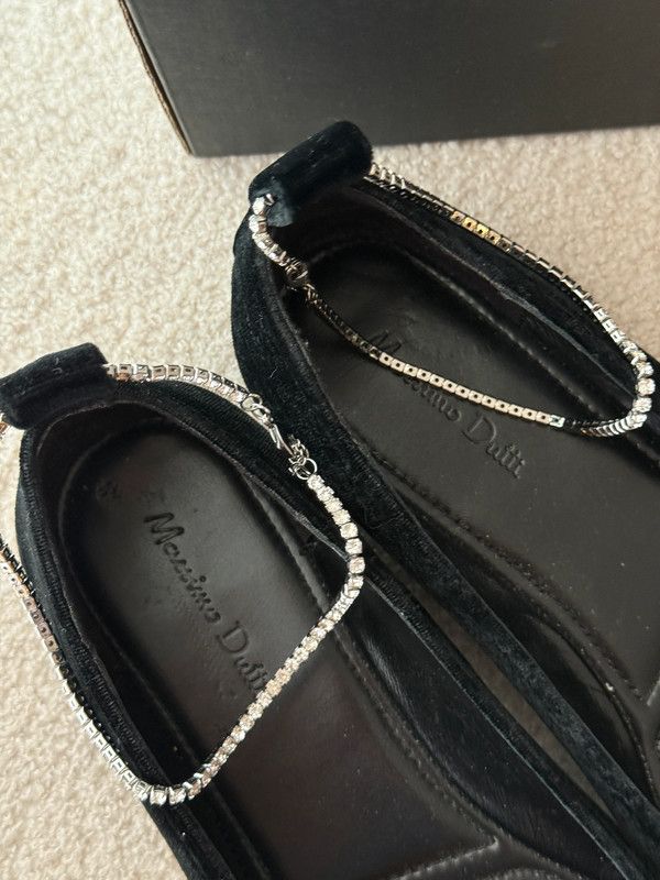 Bailarinas Massimo Dutti terciopelo 39