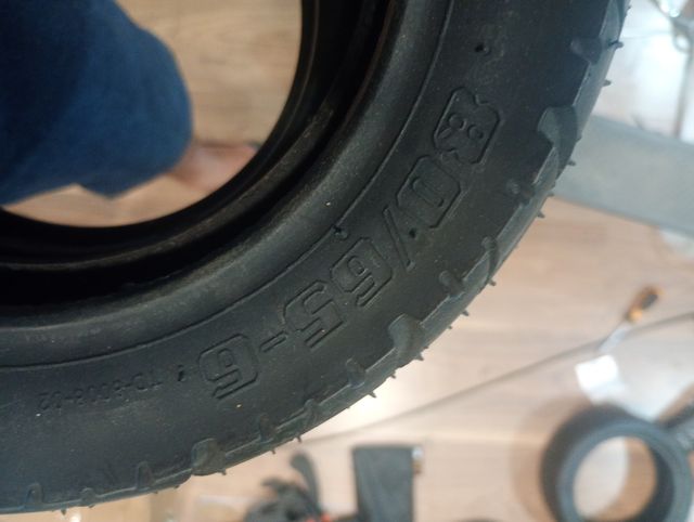 2 Ruedas 80/65-6 10x3 para Scooter