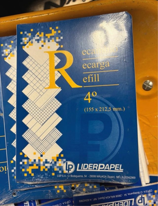 Cuaderno Liderpapel A5 (4°)