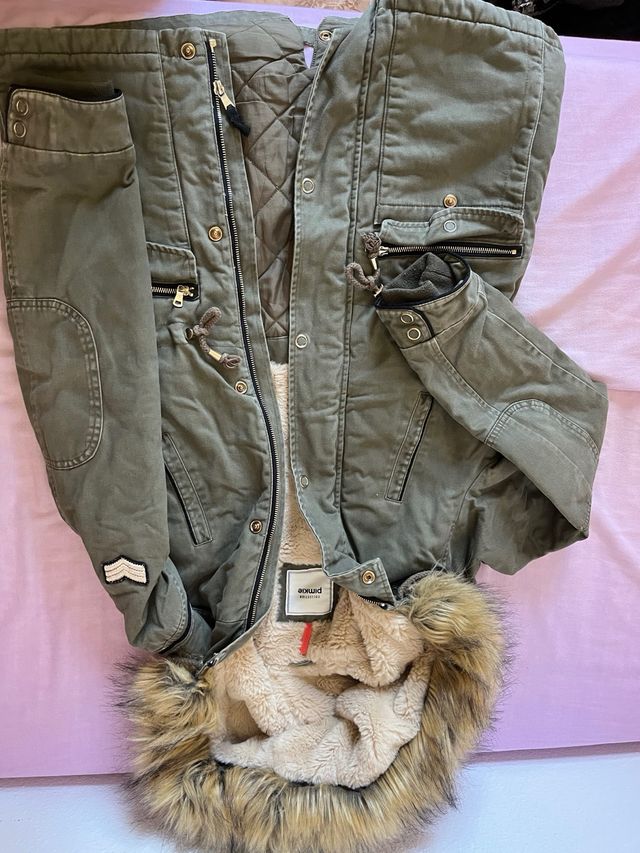 Chaqueta militar verde oliva