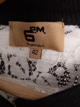 Chaqueta rayas blanco-negro