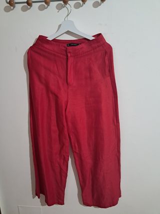 Pantalones Zara rojos Talla S