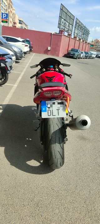Yamaha YZF R6 roja ITV pasada