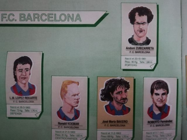 Álbum Caricaturas Futbolistas Famosos