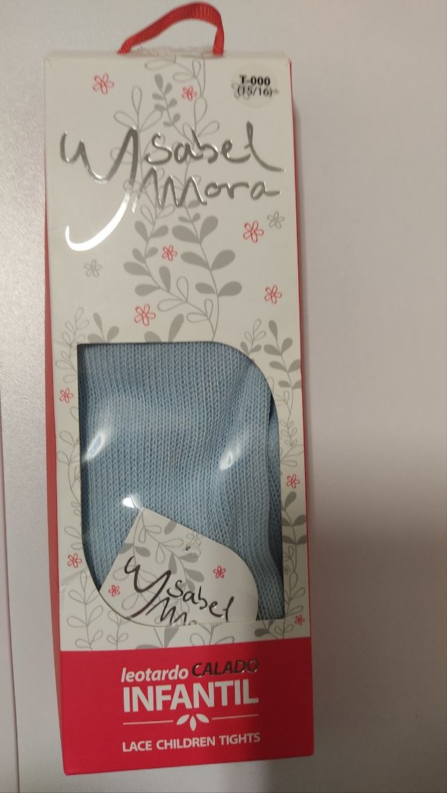 Leotardo calado de bebé. Talla 15/16