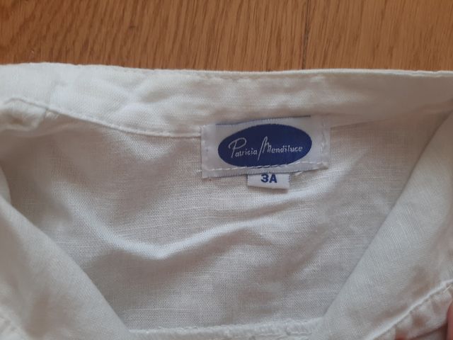 Camisa lino niño - 3 años