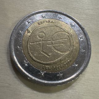 Moneda 2€ España 2009. Unión Económica Monetaria
