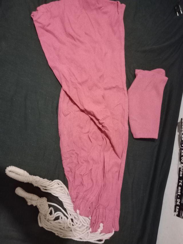 Hamaca rosa colgable