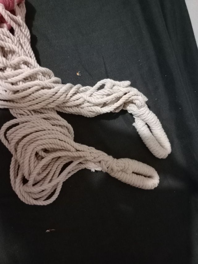 Hamaca rosa colgable