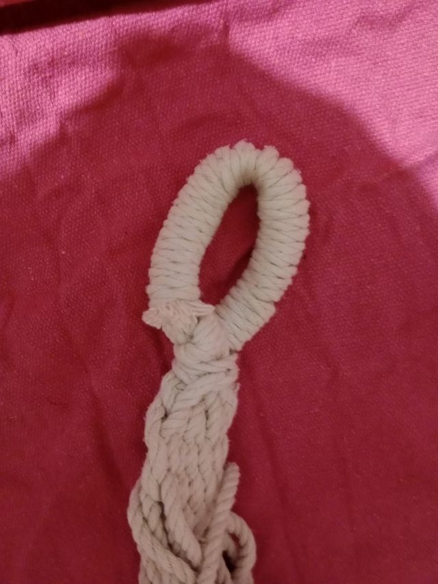 Hamaca rosa colgable