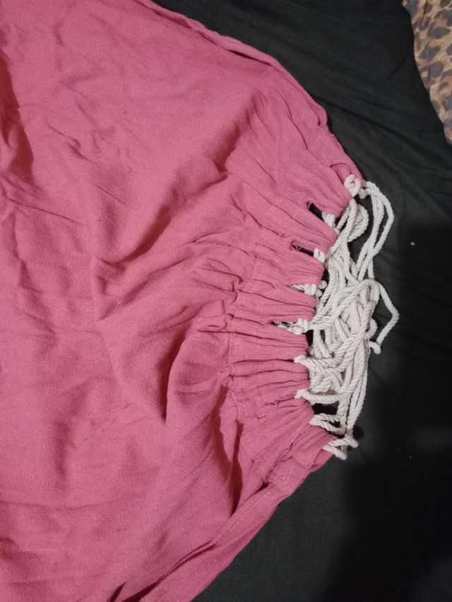 Hamaca rosa colgable