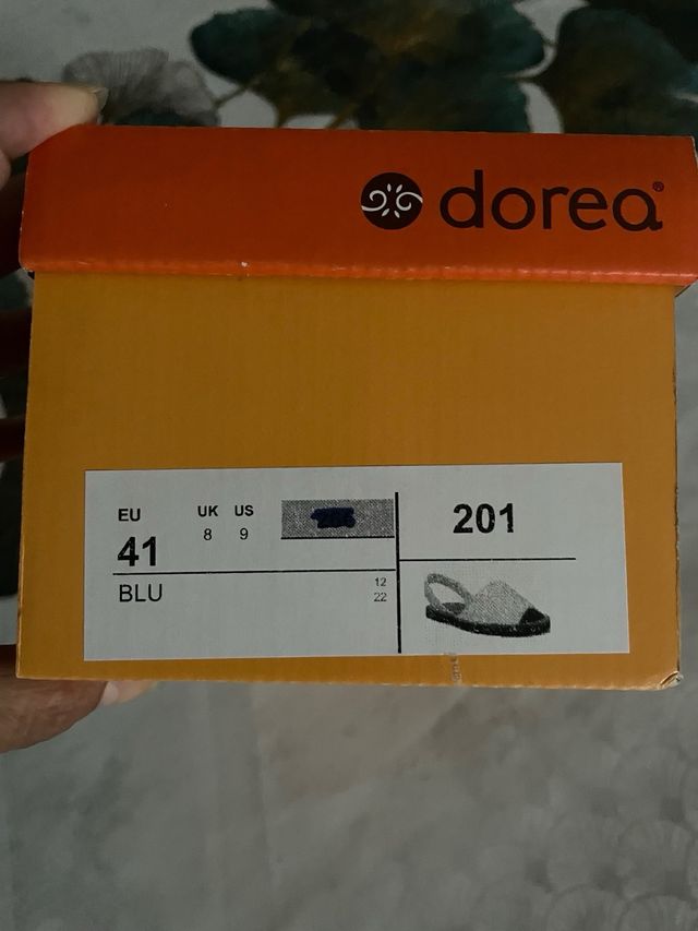 Sandali dorea Minorchine blu 41