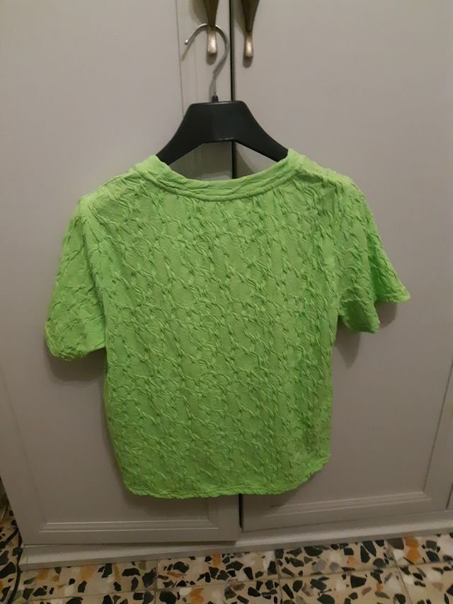 T-Shirt Verde Taschino Finto