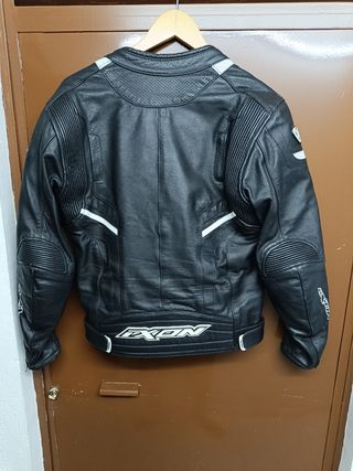 Chaqueta moto piel IXON mujer