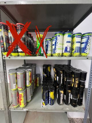 Lote Pelotas pádel Babolat Wilson Dunlop