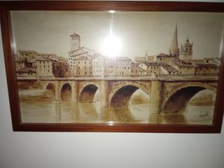 Cuadro antiguo - paisaje