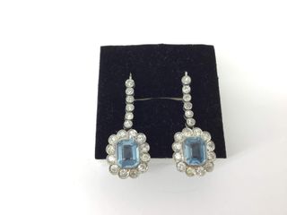 pendientes oro 18k con piedra