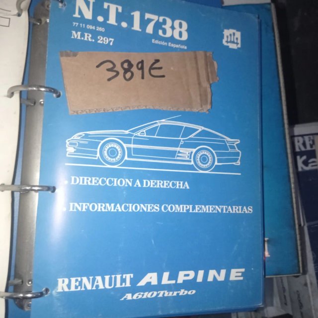 Pegatina vintage: Amigo del Monte, libro renault