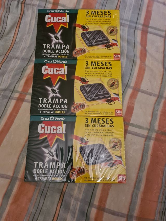 Cucal Trampas Cucarachas x6 (3 packs)