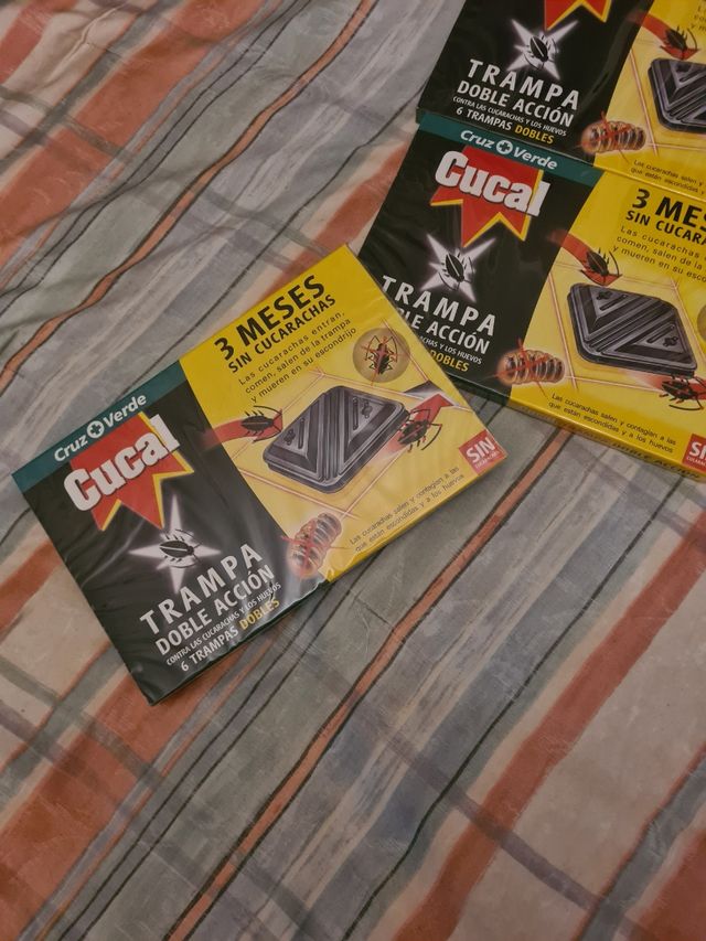 Cucal Trampas Cucarachas x6 (3 packs)