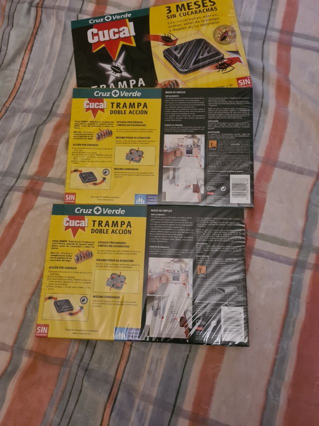 Cucal Trampas Cucarachas x6 (3 packs)