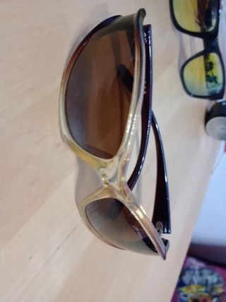 Gafas sol beige-marrón