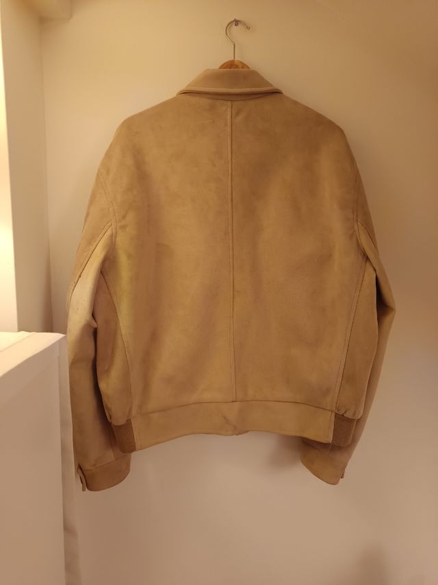 Giacca Emporio Collection in camoscio beige