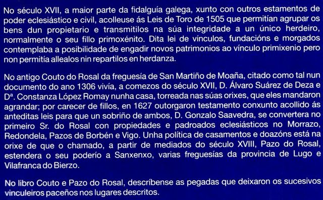 COUTO E PAZO DO ROSAL. MOAÑA. PONTEVEDRA. GALICIA.