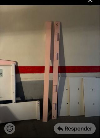Cama infantil rosa 