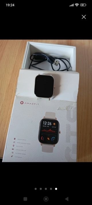 Amazfit reloj inteligente - dorado/rosa