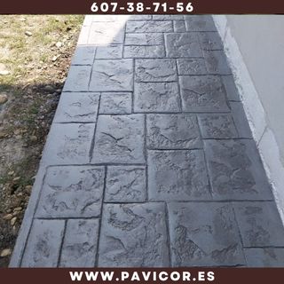 HORMIGÓN IMPRESO FRATASADO PULIDO VERTICAL