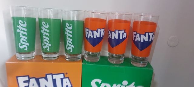 Bicchieri Fanta & Sprite (6)