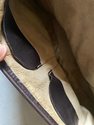 Borsa in vera pelle marrone