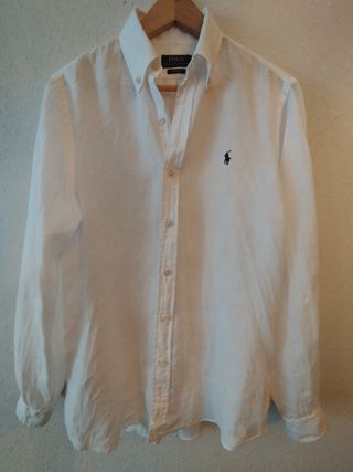 Camisa Polo Ralph Lauren blanca