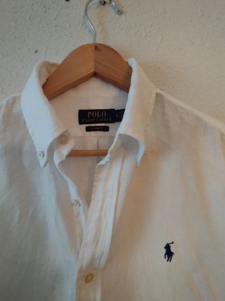 Camisa Polo Ralph Lauren blanca