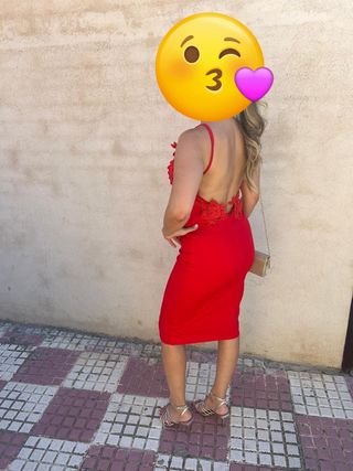 Vestido rojo elegante