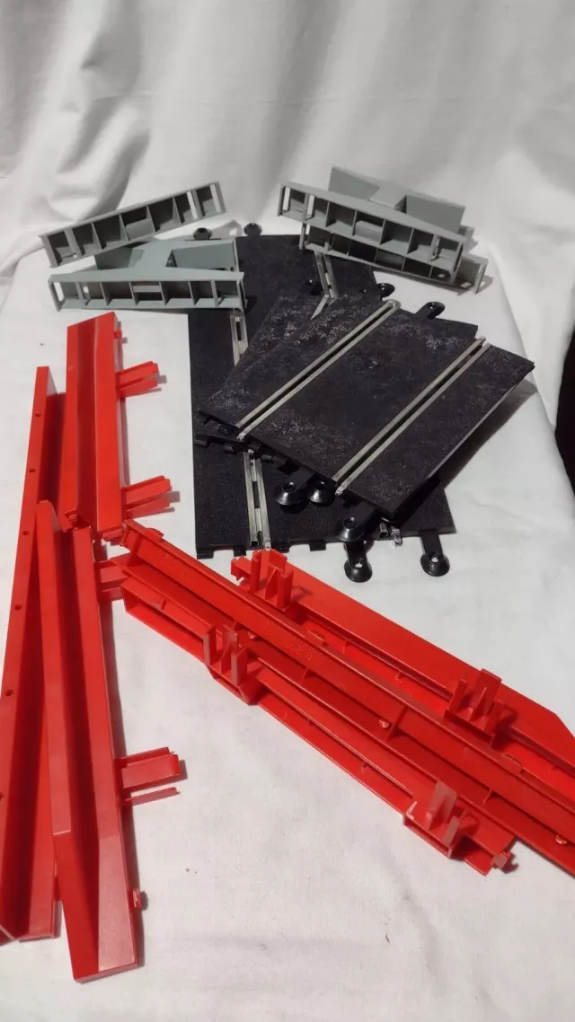 scalextric SI ENVIO puente completo analogico