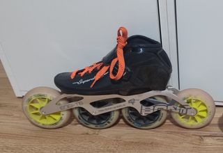 Chasis guías patines velocidas BONT 6061-2 PF.
