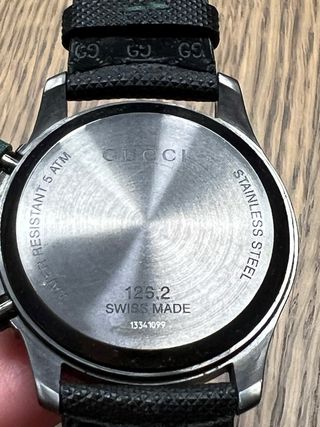 Reloj Gucci - Cronógrafo Negro