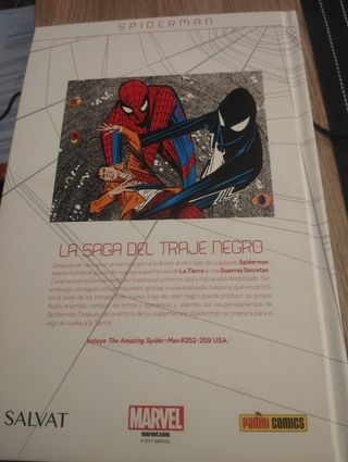 Spiderman saga traje negro