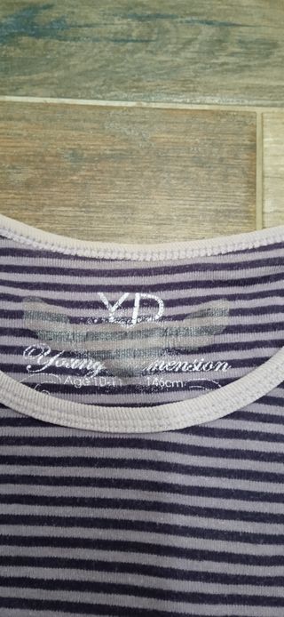 Lote 2 camisetas mujer XS- Bershka, Young Dimensio