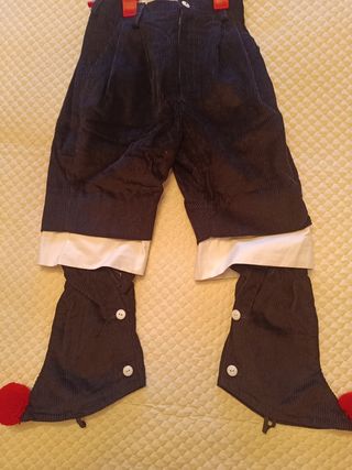 Traje regional niño - Rojo y Negro