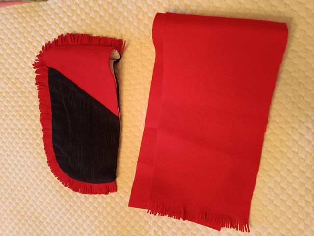 Traje regional niño - Rojo y Negro