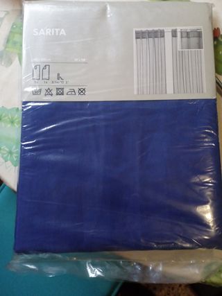 Cortina Sarita azul - IKEA