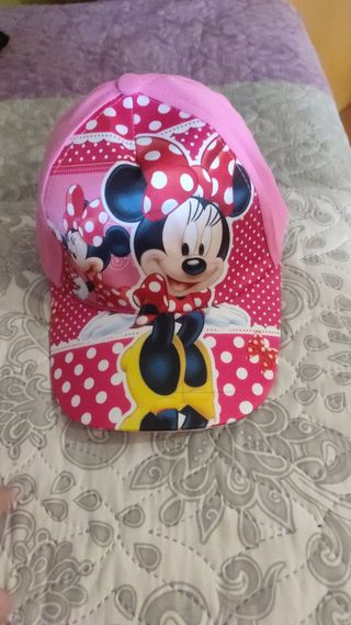Gorra Minnie Mouse rosa-roja
